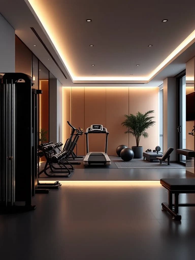 Modern fitness and wellness center