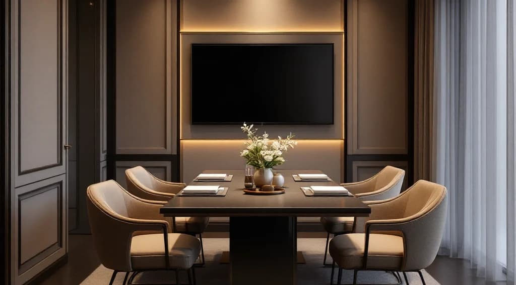 Luxury executive meeting room